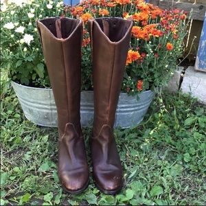 Steve Madden handmade leather riding boots 8